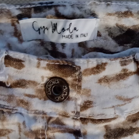 GigiModa animal like print skinny stretch jeans size small/0 high waist - Picture 2 of 8